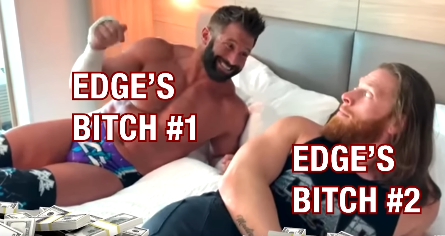 Matt Cardona and Bryan Myers, most commonly known as Edge's Bitches.